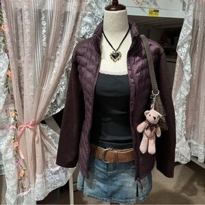 32 Degrees Women's Plum Utility Jacket